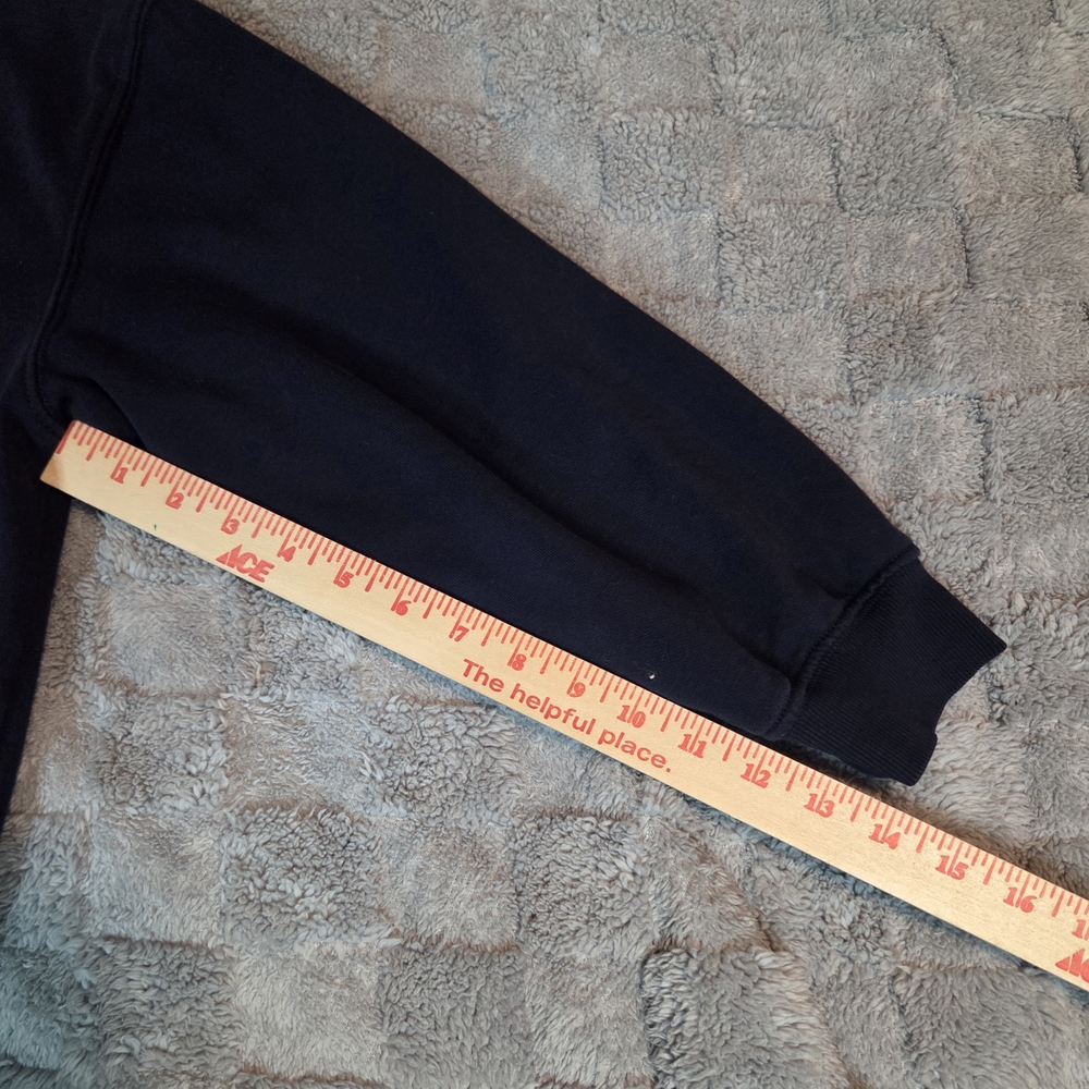 Old Navy Dark Blue Oversized Hoodie Girls Size XL 14-16 - Picture 5 of 9